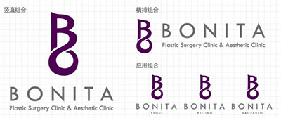 韩国BONITA整形外科logo设计理念