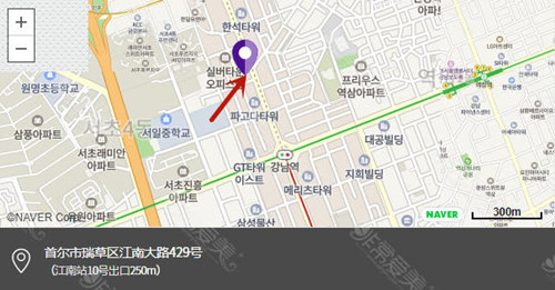 韩国velyb医院位置导航图