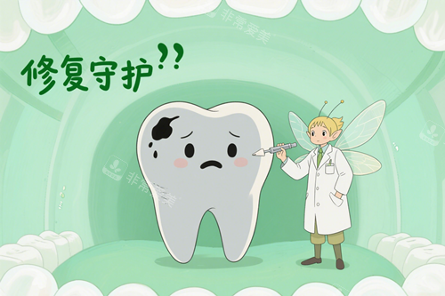 补牙动漫图片