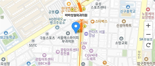 韩国vava整形地址导航图 韩国vava整形地址导航图