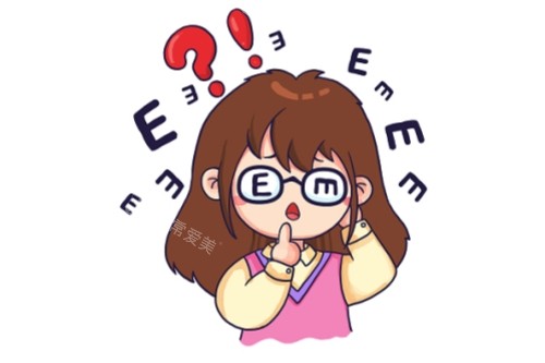 眼睛近视卡通一览