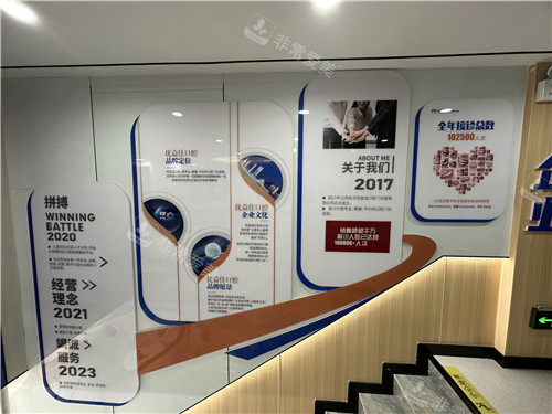 武汉优益佳口腔展示墙