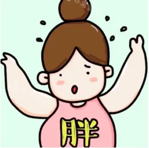 肥胖卡通图吸脂