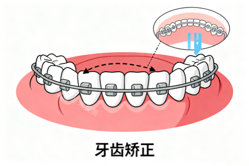 牙齿矫正卡通图片一览