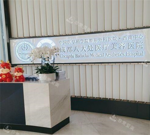 成都八大处医疗美容环境一角