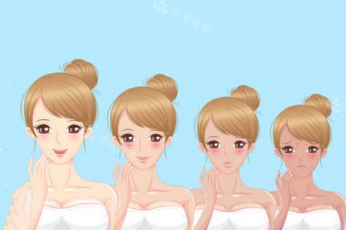 身体美白卡通对比图 身体美白卡通对比图