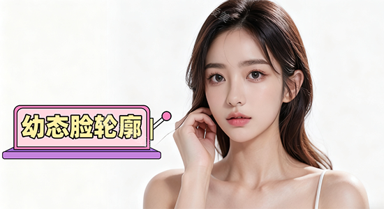 幼态脸轮廓示意图 幼态脸轮廓示意图