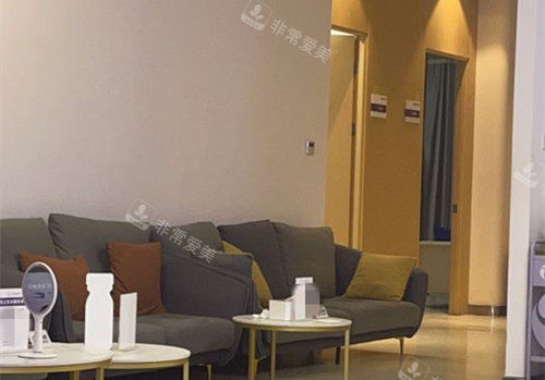 杭州美莱整形内部休息等待区