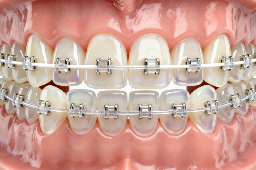 陶瓷半隐形矫正器卡通图片一览