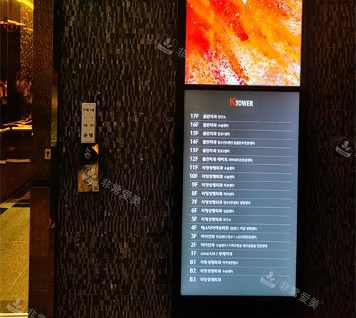 韩国丽婷整形外科指示牌 韩国丽婷整形外科指示牌