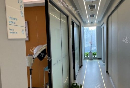 成都丝恒植发治疗室区域示意图