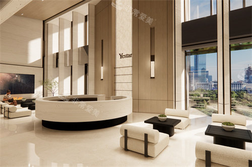 北京艺星医疗美容医院大厅展示