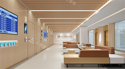 武汉华厦眼科医院门诊等候区