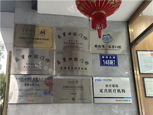 黄石乐芽口腔资质墙