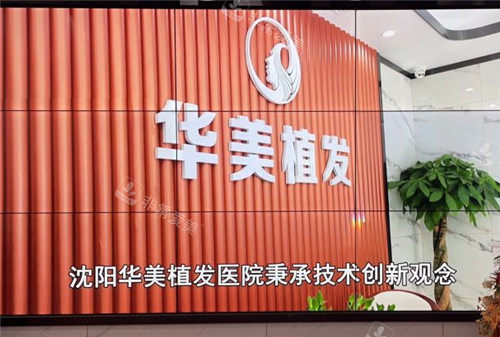沈陽華美植發(fā)logo墻 沈陽華美植發(fā)logo墻