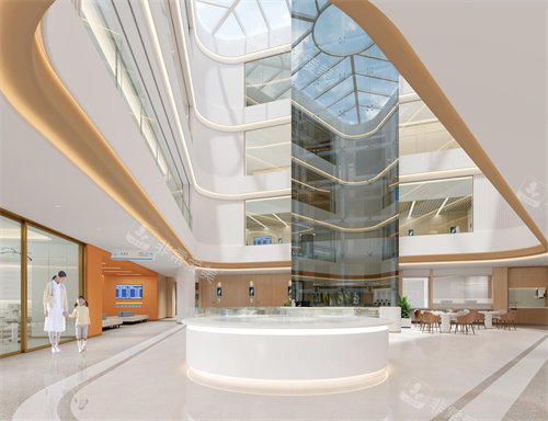 武汉华厦眼科医院中庭