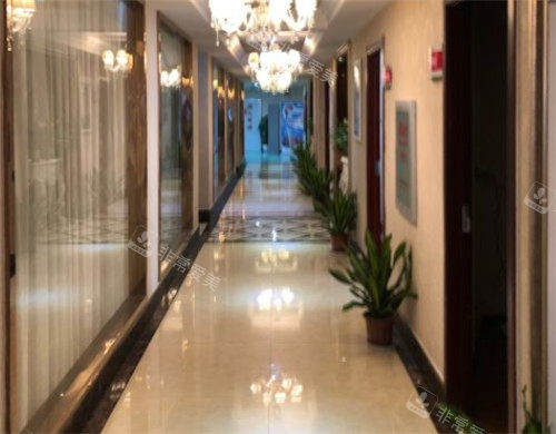 孝感华美整形院内走廊环境