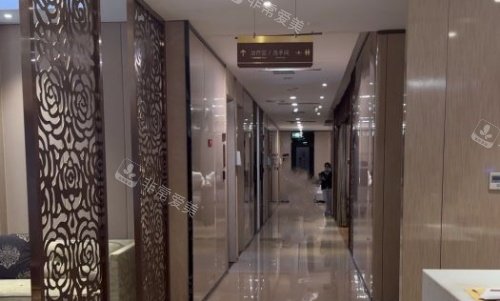 成都娇点整形医院走廊示意图