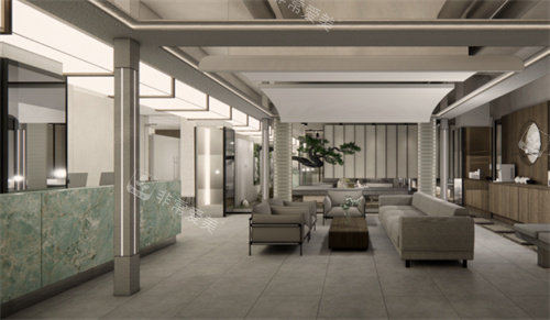 韩国可丽皮肤科的大厅