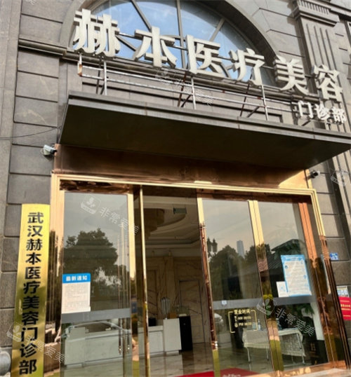 武汉赫本医疗美容医院大门外部照片