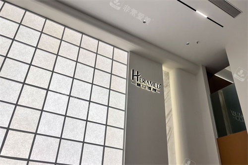 成都赫拉臻颜医疗美容logo墙