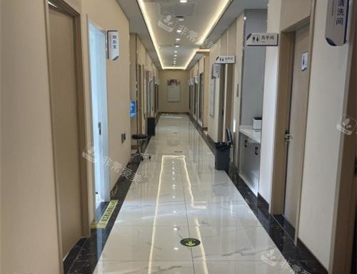 呼和浩特碧莲盛植发走廊环境