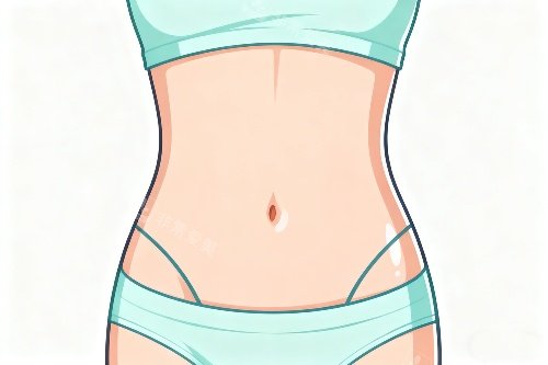 腰腹部吸脂成果图