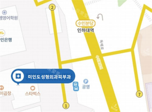 韩国miindo皮肤科地址导航 韩国miindo皮肤科地址导航