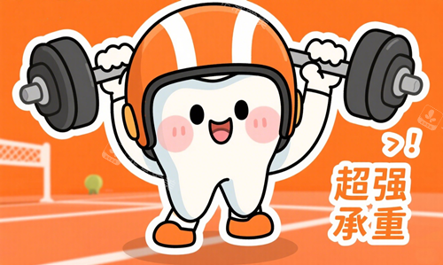 种植牙承重示意图