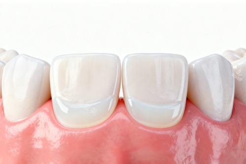 牙齿涂氟卡通展示图