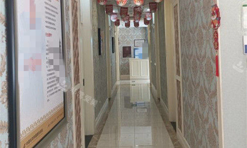 北京中德植发走廊环境图