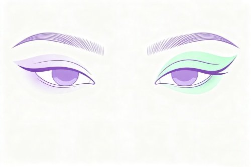 双眼皮卡通图展示