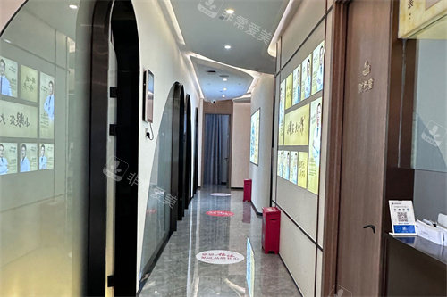 南宁健丽医美诊疗区走廊