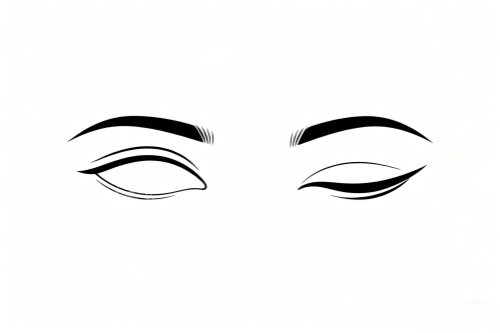 割双眼皮卡通图一览