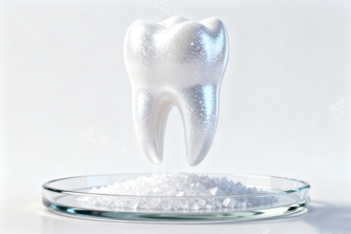 牙齿做美白卡通图