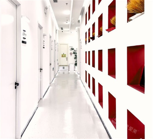 北京荔颜荔禾医疗美容院内走廊环境