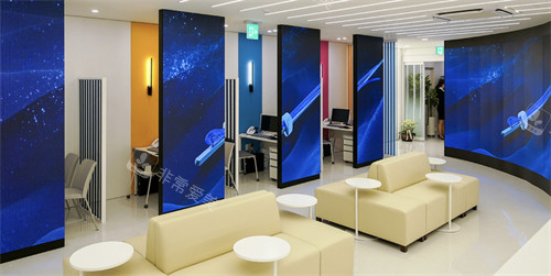 韓國pangpang皮膚科等待大廳一覽圖