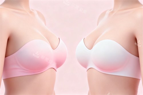 胸部整形隆胸卡通图