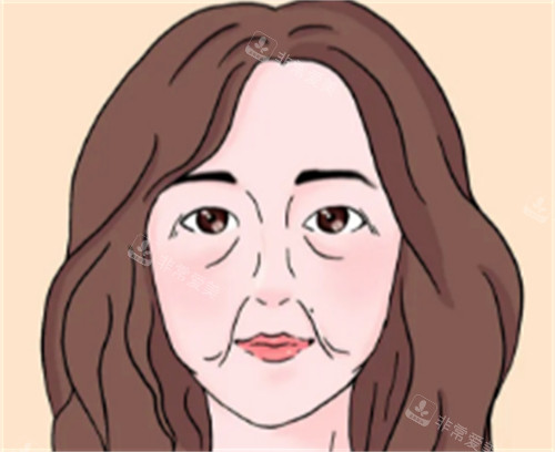 面部衰老后的样子图片 面部衰老后的样子图片