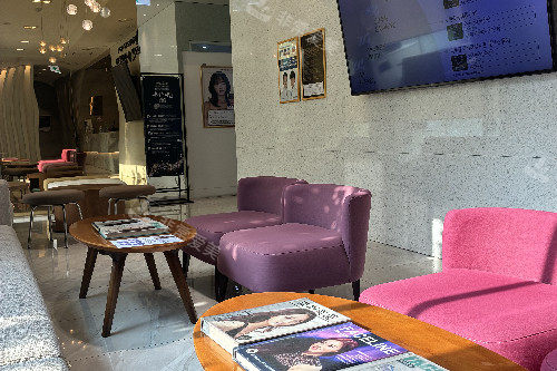 韩国faceline整形医院候诊区 韩国faceline整形医院候诊区