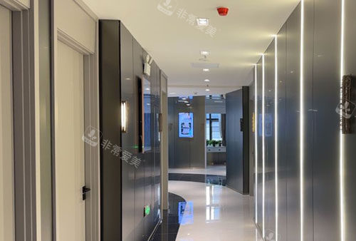 阜阳皇宫医疗美容走廊环境图