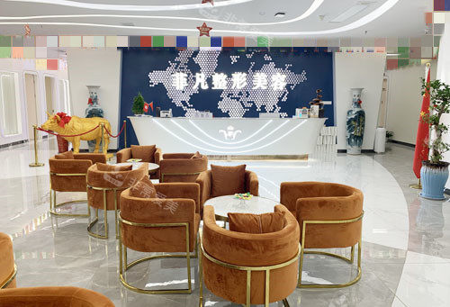 六安菲凡整形大厅前台环境图