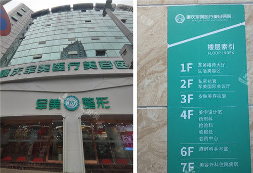 重庆军美整形的索引图