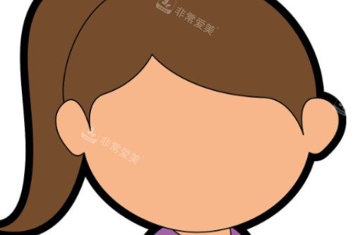 流畅脸型卡通图