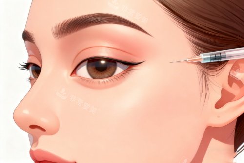 太陽(yáng)穴注射卡通圖 太陽(yáng)穴注射卡通圖