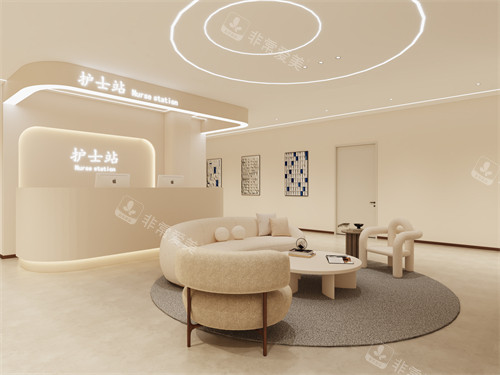 四川成都高新大美仁喜医疗美容护士站环境一览图