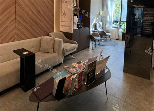 韩国Galleria凯丽雅皮肤科医院等待区一览图 韩国Galleria凯丽雅皮肤科医院等待区一览图