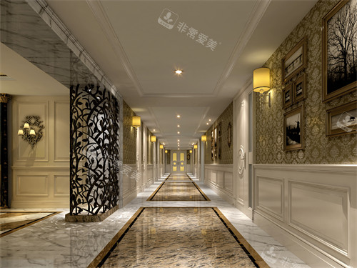 乌鲁木齐伊丽莎白整形医院三楼过道环境