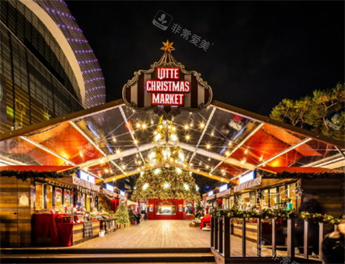 韩国圣诞节活动装饰