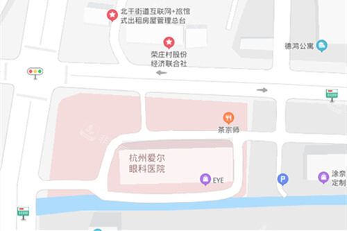 杭州爱尔眼科医院地图